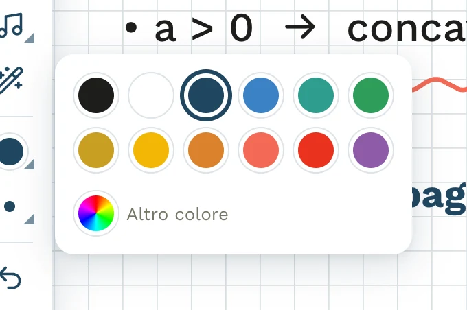 Tavolozza dei colori